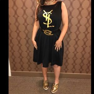 YSL black dress SZ M